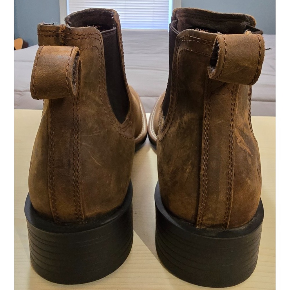 Ariat® (Men's 10 D) Booker™ Chelsea Wide Square Toe Western Boot - $150 - Picture 6 of 12